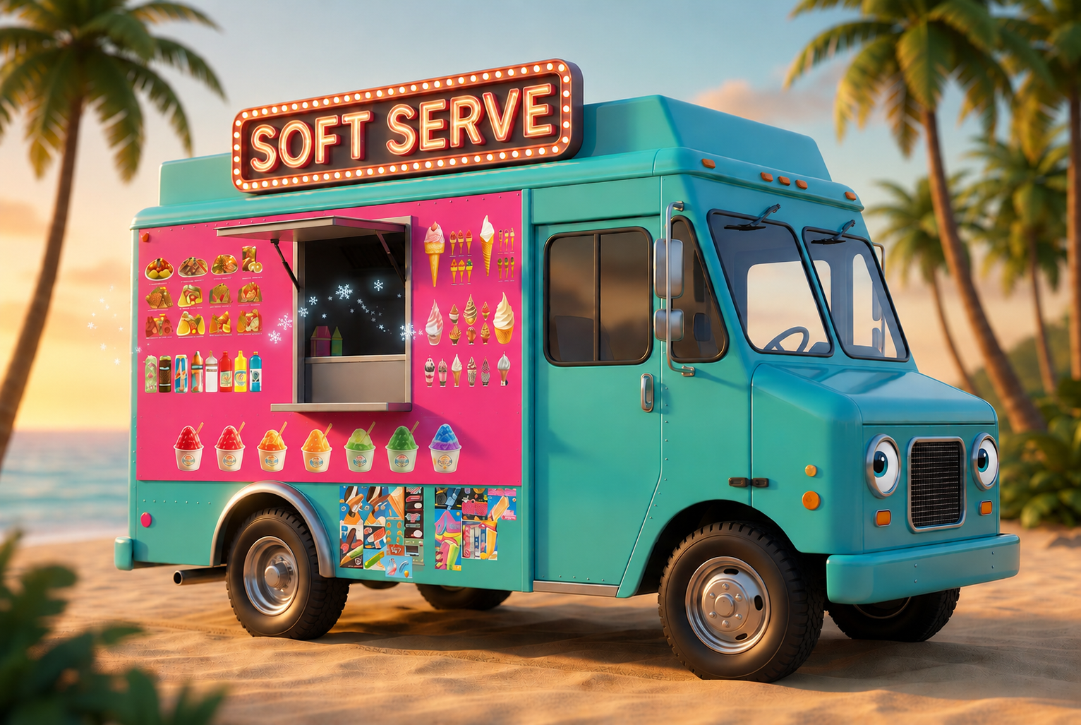 Soft Serve / Shaved Ice Truck Packages